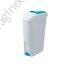 White and Blue Sanitary Bin