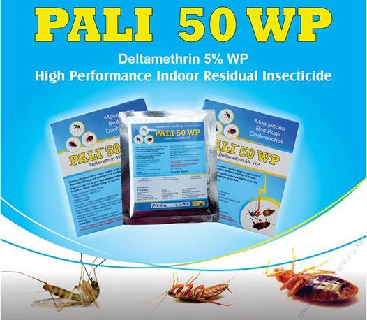 Pali 50 WP for bedbugs, cockroaches, ants and mosquitoes