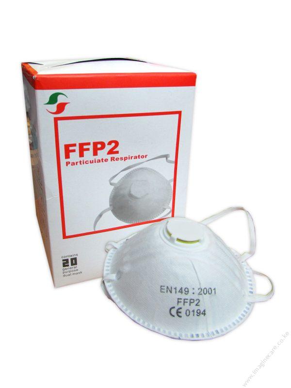 FFP2 Valve Respirator Masks (20pcs) - Image 3