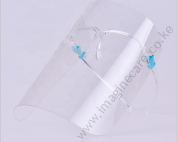face shield with frames