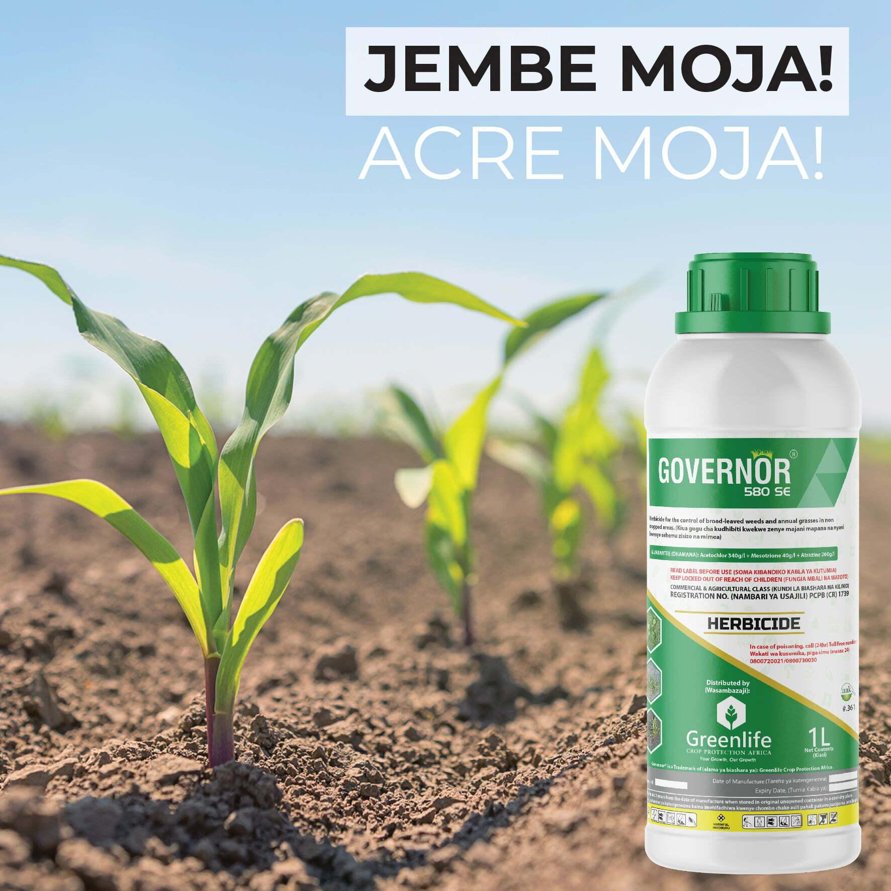 Governor 580 SE maize herbicide kenya