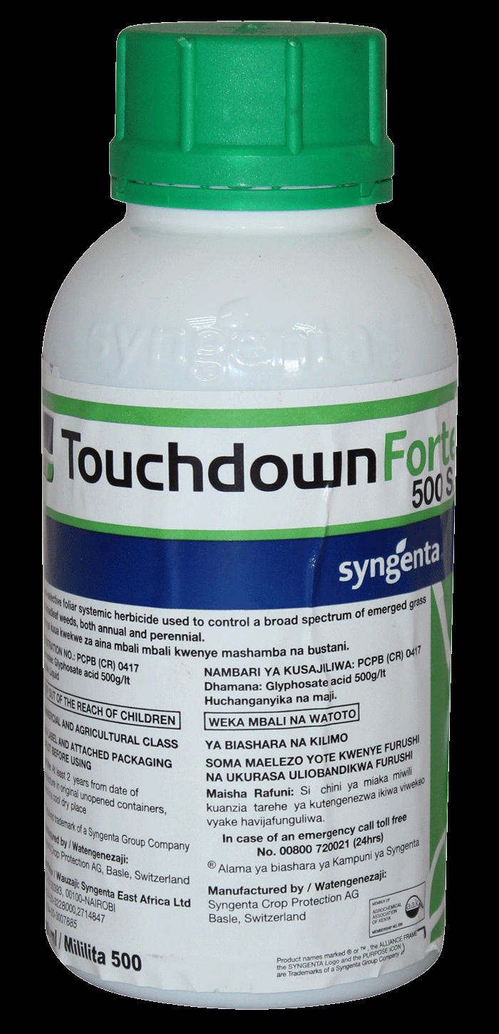 Touchdown Forte 500 SL non selective herbicide