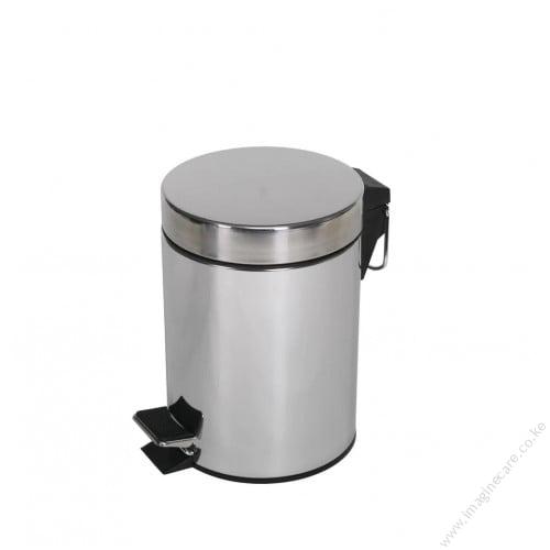 Small Size Stainless Steel Step Trash Bin 5 Litres