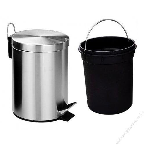 buy Stainless Steel Step Trash Bin 20 Litres