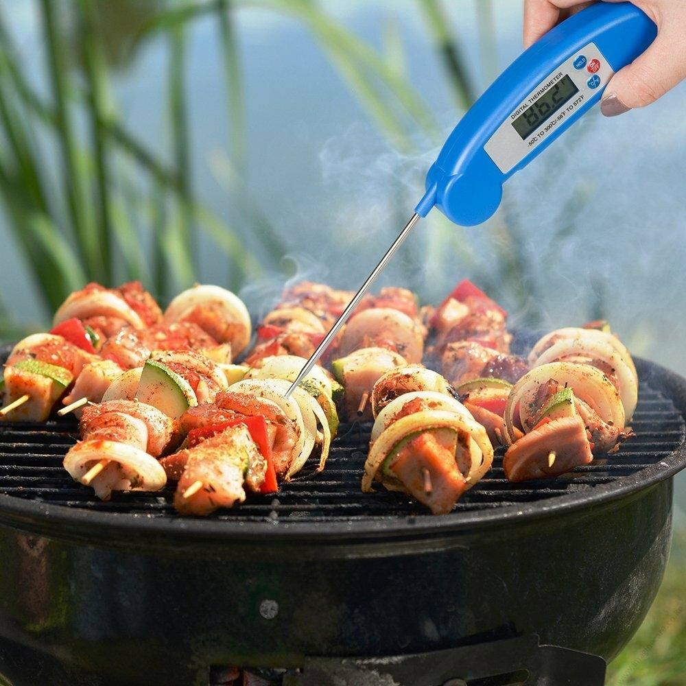 Generic Digital Foldable Thermometer Food BBQ Meat Oven Folding Kitchen Thermometer For Cooking Water Oil Grill Tools