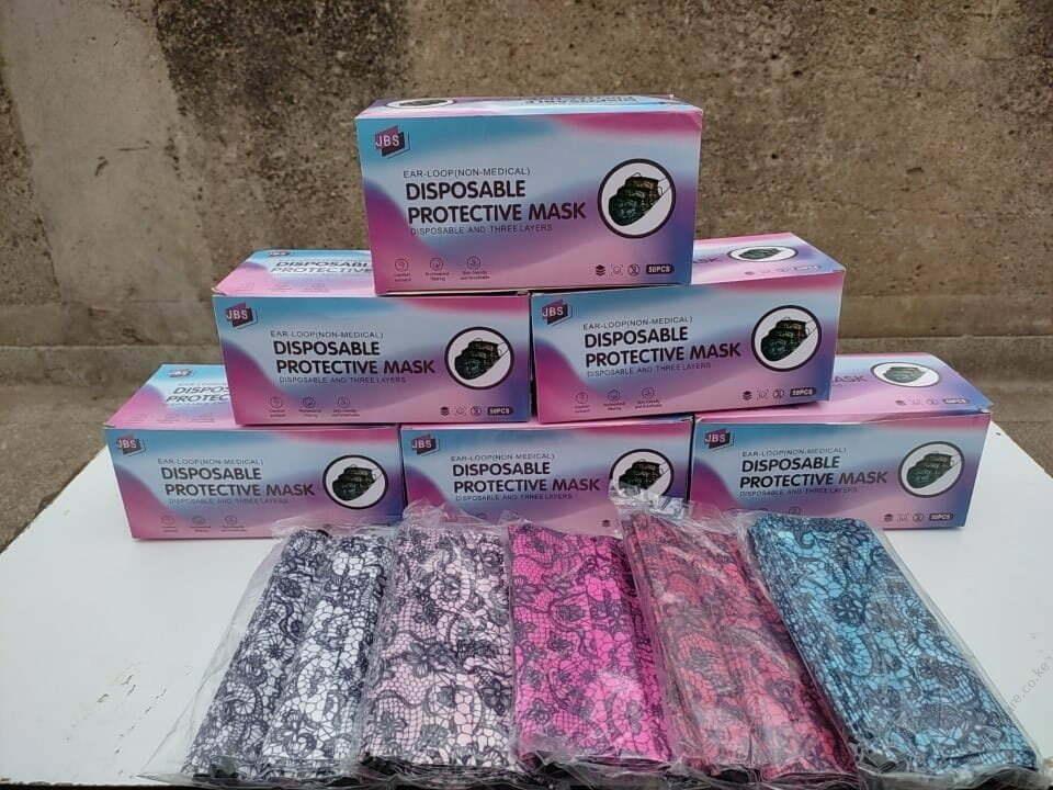 3ply Lace Mask (50pcs) - Image 2