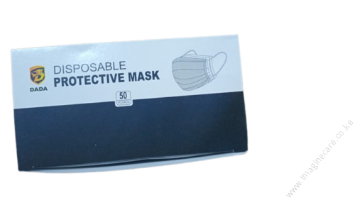 Disposable Protective Mask Black 50pcs - Image 2
