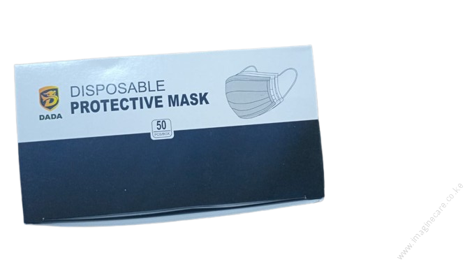 Disposable Protective Mask Black 50pcs - Image 2