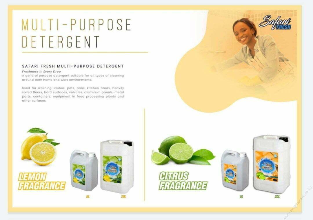 Multi-Purpose Detergent - Lemon Fragrance - 5ltr - Image 2