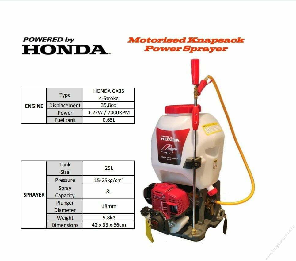 Motorized Knapsack Honda H3525 Power Sprayer (25ltrs) - Image 2