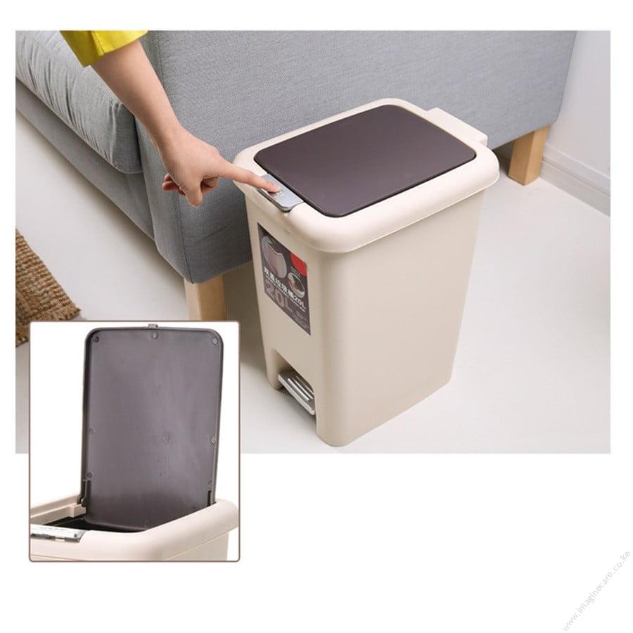 2 in 1 Pedal Push Dustbins buy