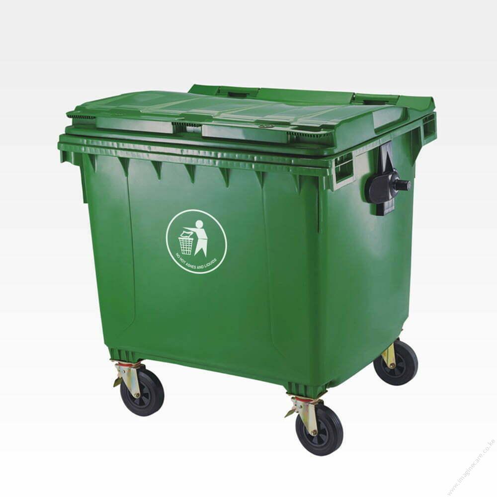 Four Wheel Waste Bin (660ltrs)