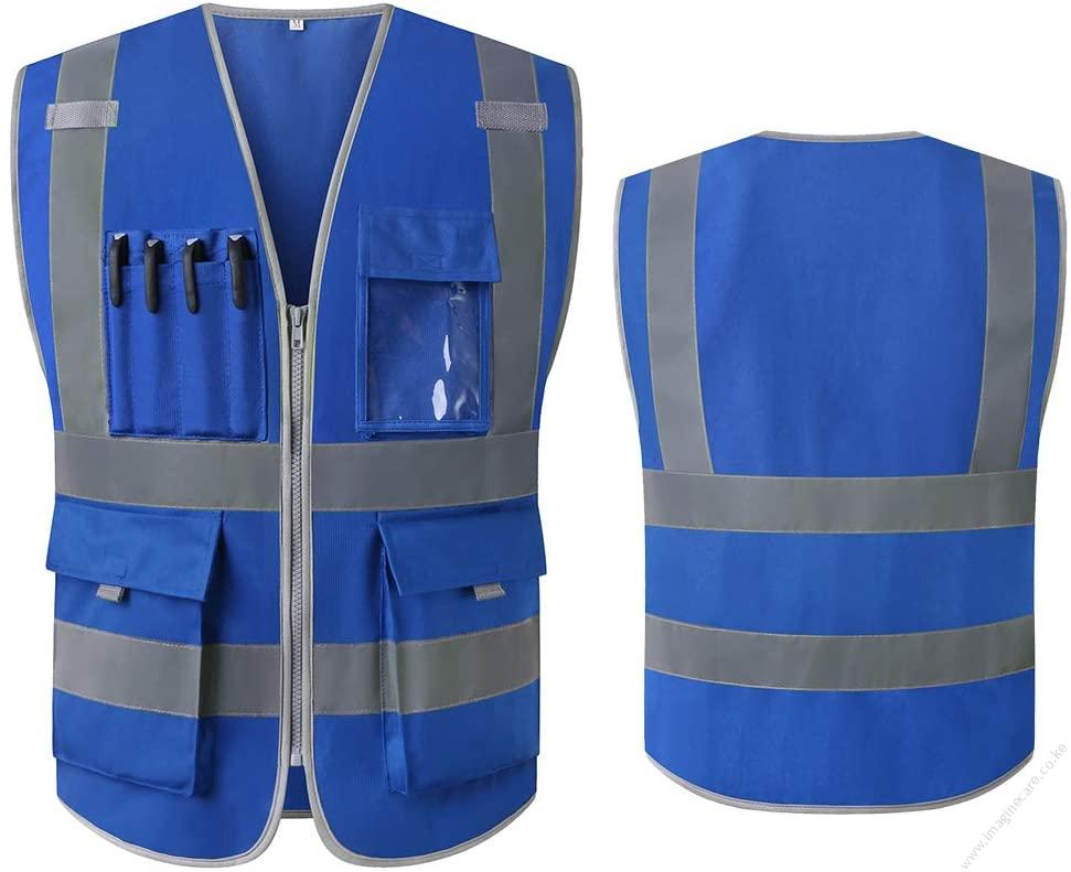 buy Executive Reflective Vest - Bermuda Blue