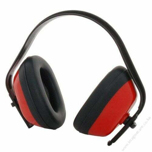 Noise Reduction Industrial Earmuffs - Red
