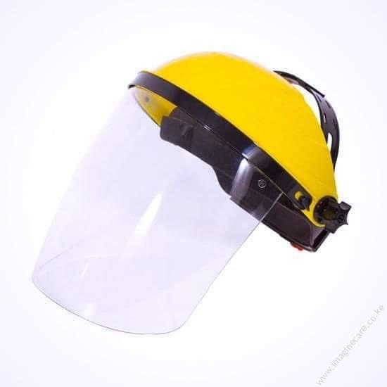 Industrial Safety Face Shield - Yellow - Image 2