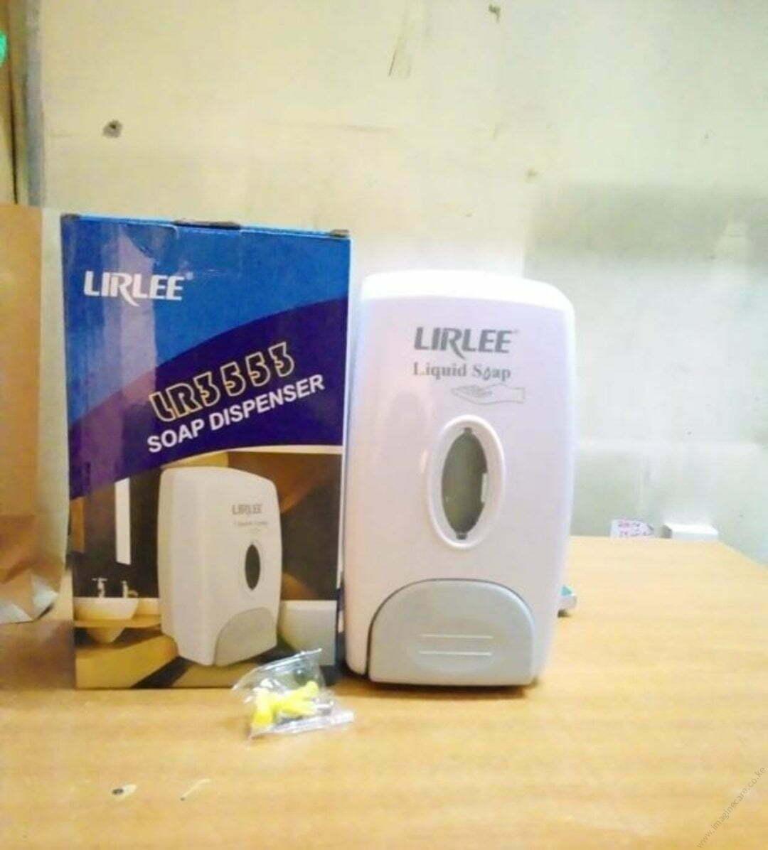 Manual Soap Dispenser (white) - Brand: Lirlee LR3553 - 1ltr