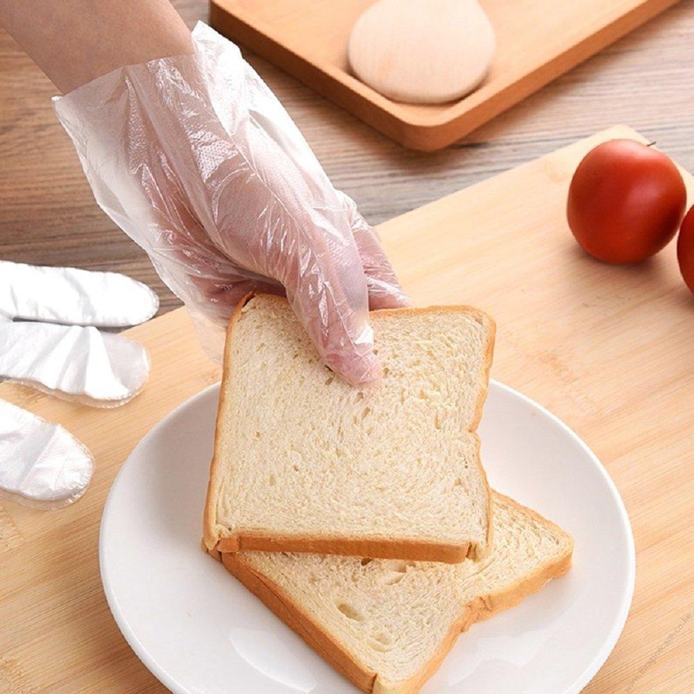 Disposable Food Plastic Gloves - 100pcs - Image 4