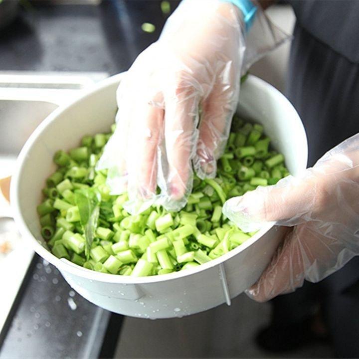 Disposable Food Plastic Gloves - 100pcs - Image 10
