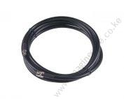 RF Cable; N Female to RP-SMA Male-CFD400-Black-5m