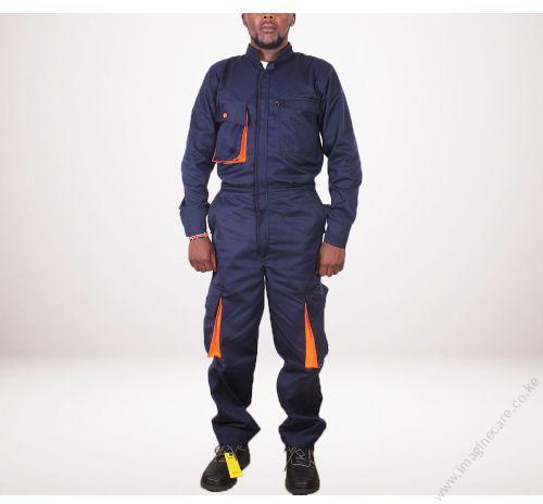 Overall Cargo Pocket - Navy Blue