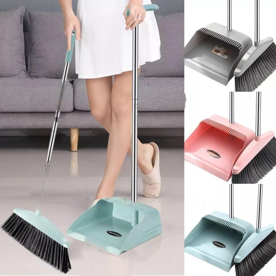 2 in 1 Windproof Broom Dustpan Set Sweeping Tools