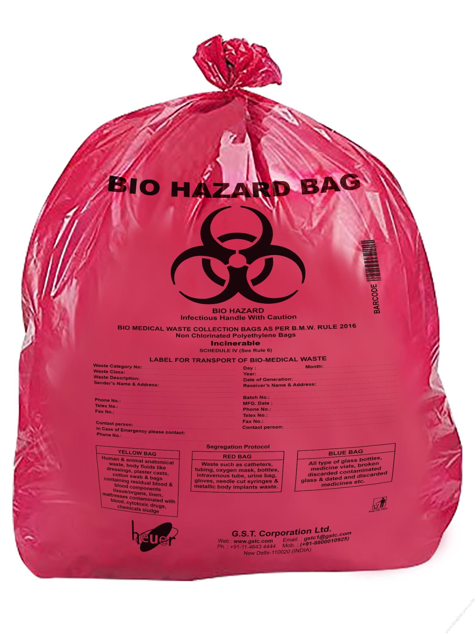 Biohazard Garbage Bags