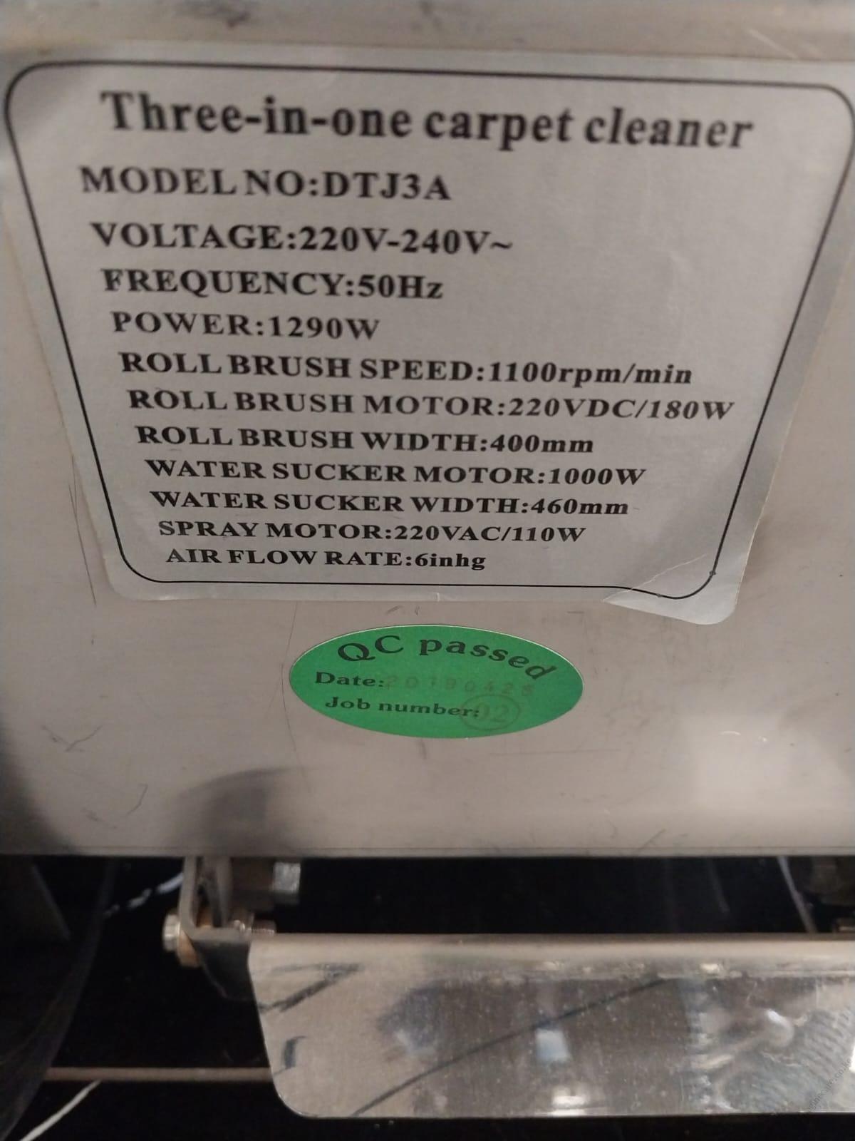 Aico Three in One Carpet Cleaner DTJ3A