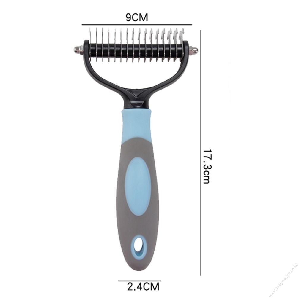 Dematting Comb Pet Grooming Rake Tool