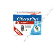 GlucoPlus Blood Sugar Test Strips- 50s