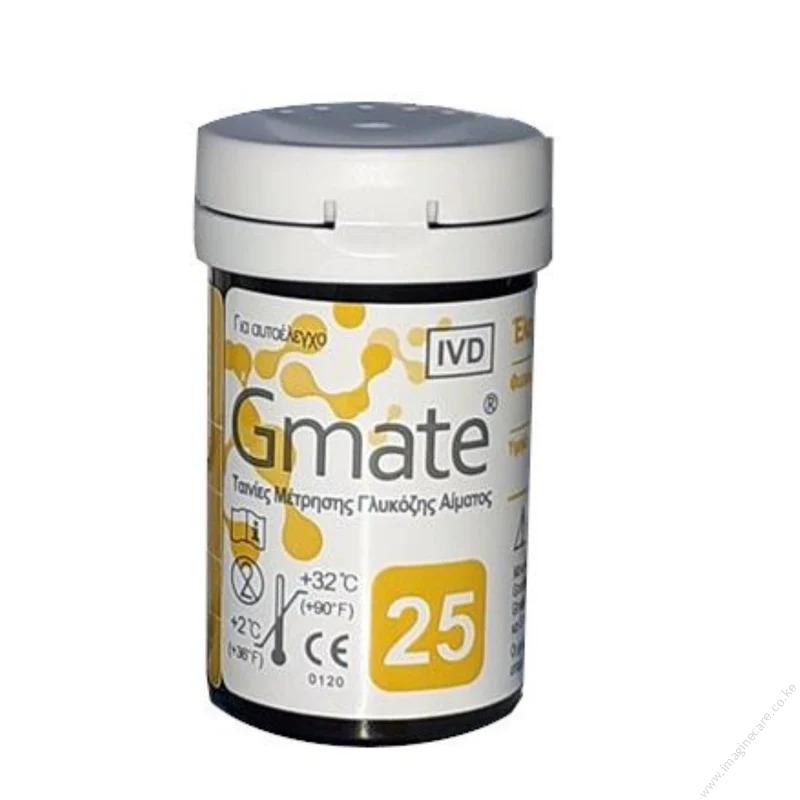 25 Comfys Gmate Blood Sugar Test Strips (Fast And No-Coding)