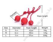 Rubber Bouncy Ball With Rope