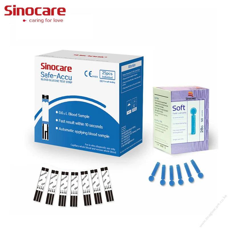 Sino Care Safe Accu Blood Sugar Strips - 50s