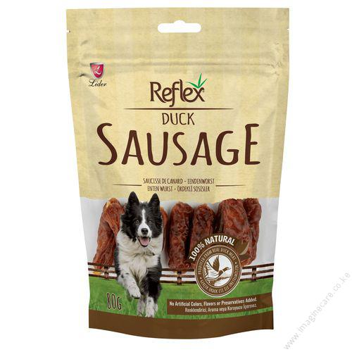 Reflex Dog Treats – Duck Sausage 80g