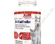 Bio Petactive D-Kaltabs (CALCIUM TABLETS FOR DOGS AND CATS) 126g