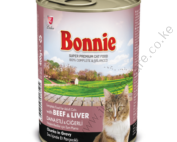Bonnie Adult Cat Food Canned – Beef Chunks in Gravy(4 pieces minimum order) Full-balanced, beef ? protein-containing canned (wet) cat food carefully formulated by cat/dog nutritionists to meet the nutritional requirements of all adult breeds.