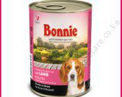 Bonnie Adult Dog Food Canned Lamb Chunks in Gravy 415g