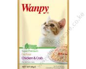 Wanpy – Chicken and Crab Pouch 85g