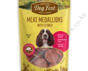 Dog Fest Meat Medallions With Ostrich For Adult Dogs