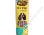Dog Fest Meat Sticks With Ostrich For Adult Dogs