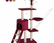 Hansi Cat Tree Condo with Toys, Hammock & Ladder 1pc