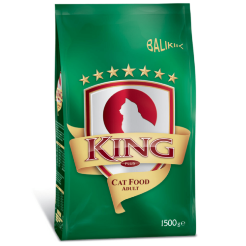 King / King Plus Adult Cat Food – Fish 0.5kg