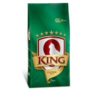 King / King Plus Adult Cat Food – Fish 15kg