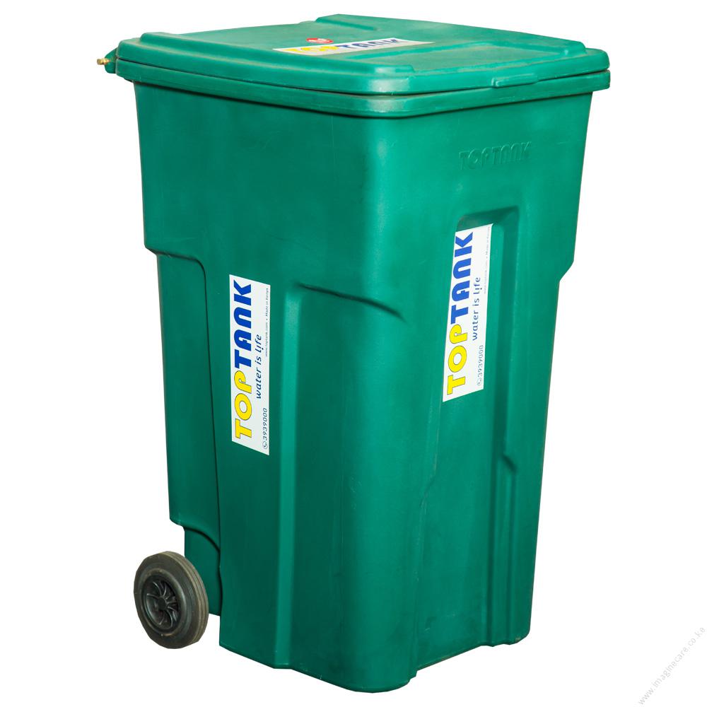 360litre Garbage Bin with Wheels 84 × 70 × 120 cm