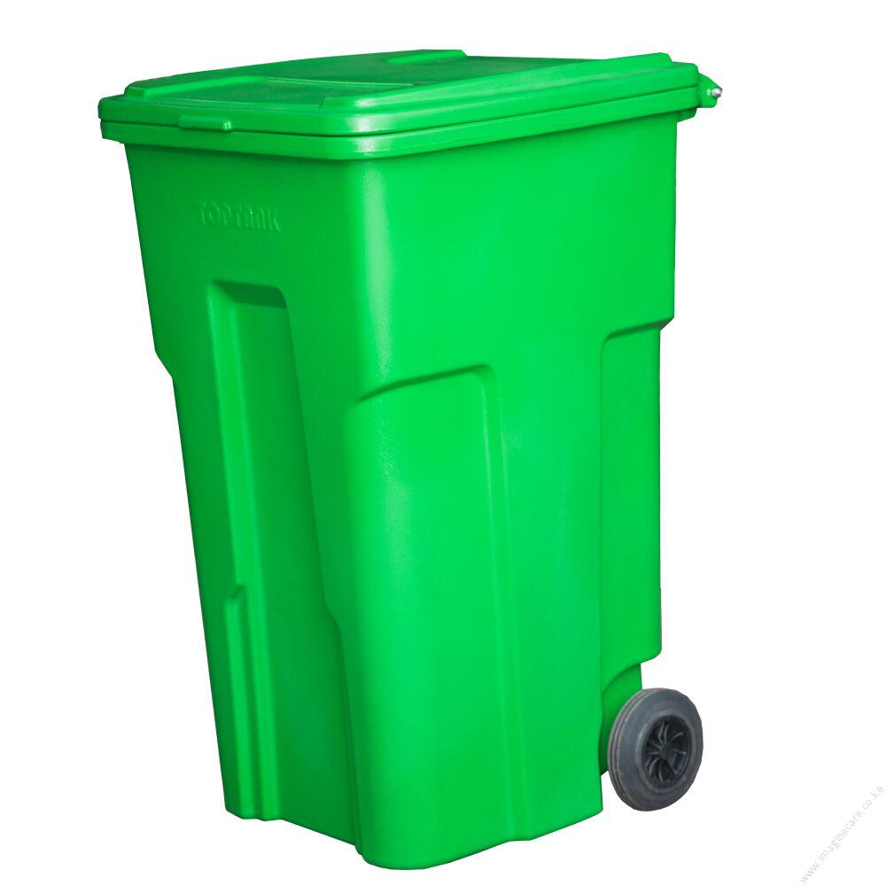 360litre Garbage Bin with Wheels 84 × 70 × 120 cm