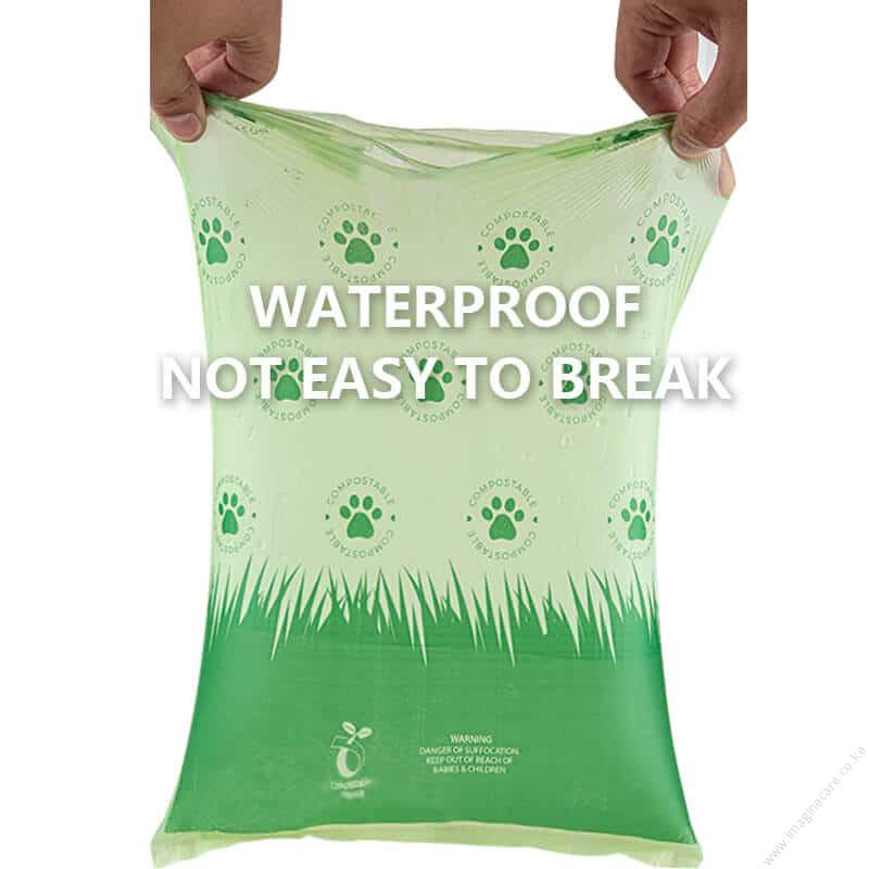 Degradable Pet Waste Bag Green - 1 Roll