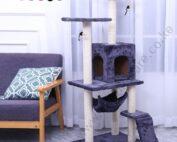 Leo Cat Tree with Condo, Hammock, Perches 1pc