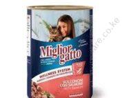 MIGLIOR Cat Can Chucks Tuna/Salmon In Pate