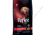 Reflex Plus Premium Adult Dog Food – Medium/Large Breed Senior Lamb & Rice 15kg