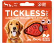 Tickless Pet, Chemical Free Ultrasonic Flea And Tick Repellent – Orange