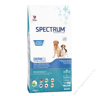 Spectrum Ultra Premium Adult Dog Food – Derm26 Sensitive Skin 12kg
